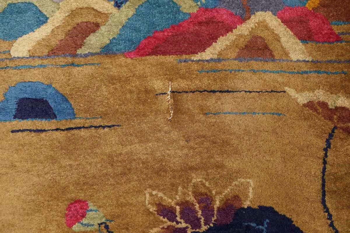 Tappeto Pechino, Cina Fine XIX Inizio XX Secolo