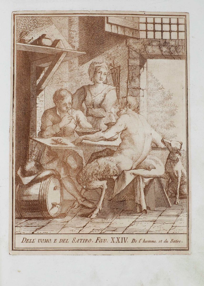 Giorgio Fossati 1706 -1778 Raccolta di Varie Favole... Venezia, Carlo Pecora, 1744.