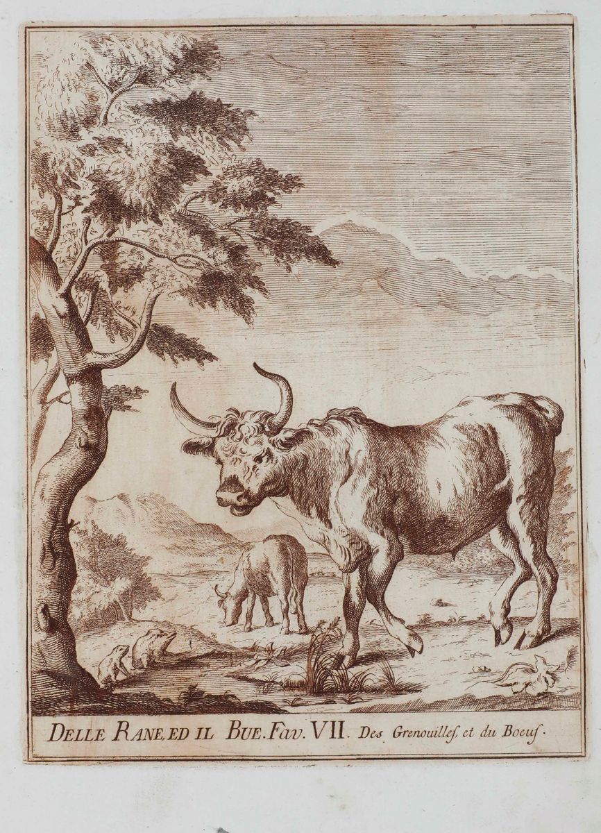 Giorgio Fossati 1706 -1778 Raccolta di Varie Favole... Venezia, Carlo Pecora, 1744.