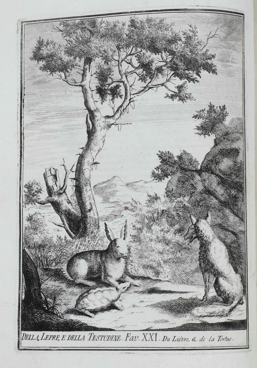 Giorgio Fossati 1706 -1778 Raccolta di Varie Favole... Venezia, Carlo Pecora, 1744.