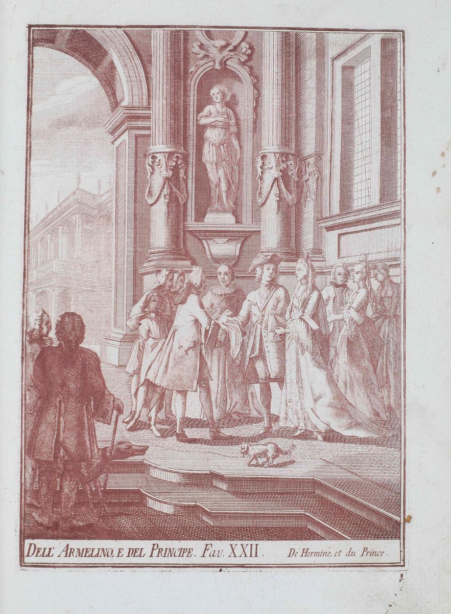 Giorgio Fossati 1706 -1778 Raccolta di Varie Favole... Venezia, Carlo Pecora, 1744.