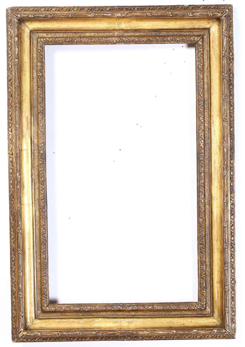 Cornice antica dorata. XVIII secolo  - Auction Antique April - Cambi Casa d'Aste