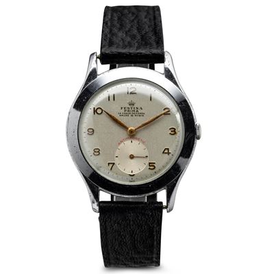 Festina - Prima, in Acciaio con Quadrante Color Avorio e Secondi al Sei, Carica Manuale, Numeri A...
