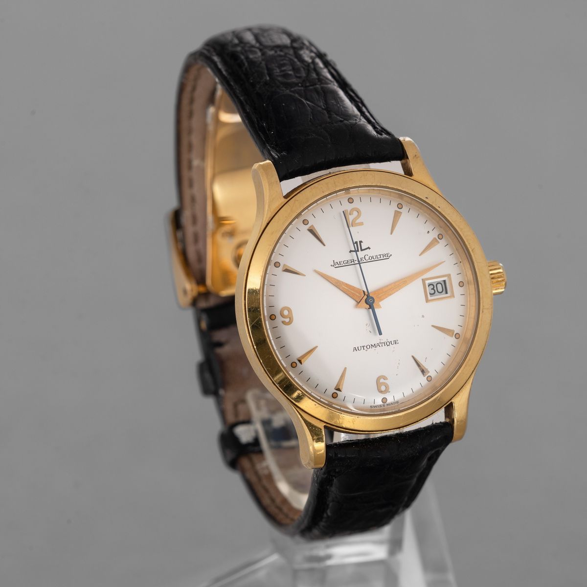 Jaeger Lecoultre - Master Control in Oro Giallo 18k, Quadrante Bianco con Indici e Numeri Arabi A...