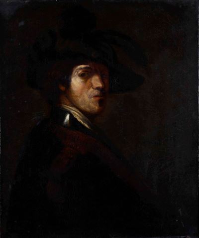Scuola del XVII Secolo Ritratto Maschile
