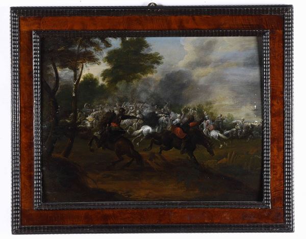 Pieter Meulener - Scontro di cavalleria