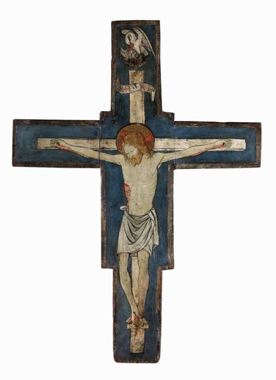 Maestro della Leggenda di Apollo e Dafne (attivo tra il 1480e il 1510 Ca.) Crocifisso