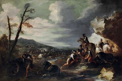 Il Riposo dei Cavalieri Dopo la Battaglia