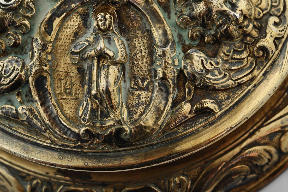 Calice. Argento Fuso, Tornito, Sbalzato, Cesellato e Dorato. Genova Prima Metà del XVIII Secolo, ...