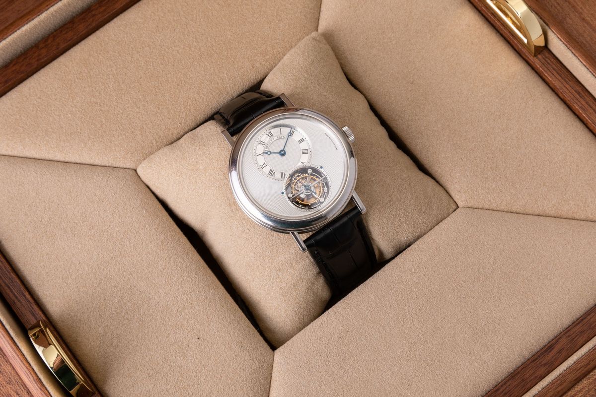 Breguet - Classique Complication Tourbillon Ref 5357 in Platino, Carica Manuale, Fondello a Vista...
