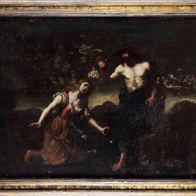 Scuola Italiana del XVII Secolo Noli Me Tangere