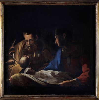 Scuola Fiamminga del XVII Secolo Sacra Famiglia