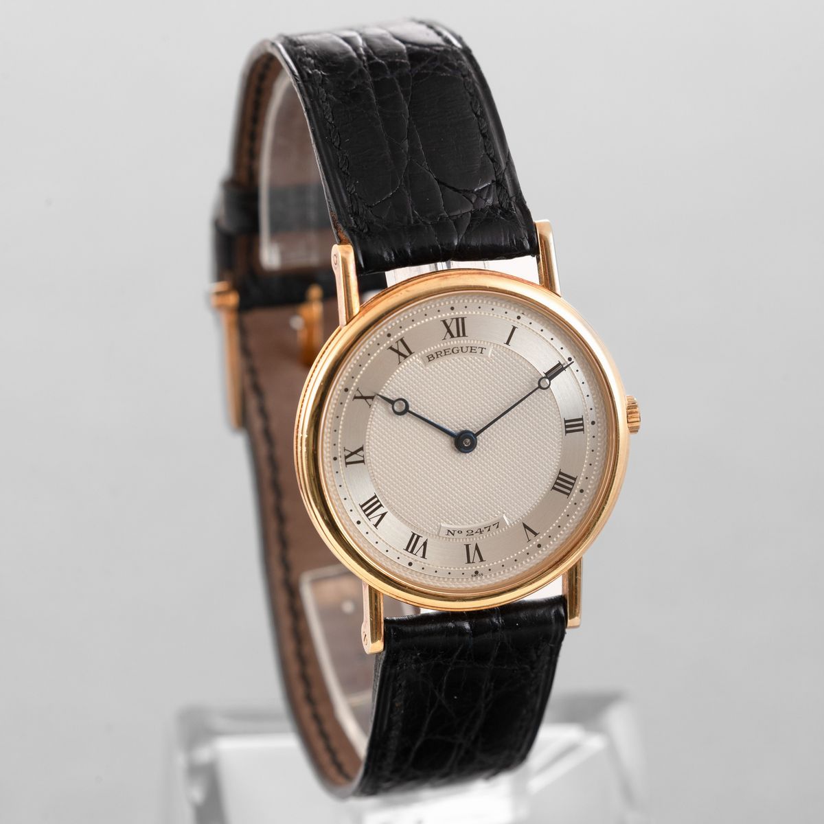 Breguet - Classique Extrapiatto Ref. 3150, in Oro Giallo 18k, Quadrante Argenté Guilloché con Num...