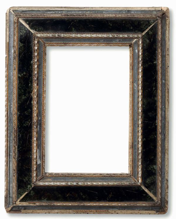 Piccola cornice profilata in vetro. Venezia ultimo quarto XVIII secolo