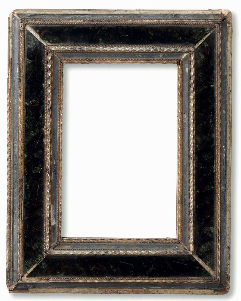 Piccola cornice profilata in vetro. Venezia ultimo quarto XVIII secolo  - Auction Frames - Cambi Casa d'Aste