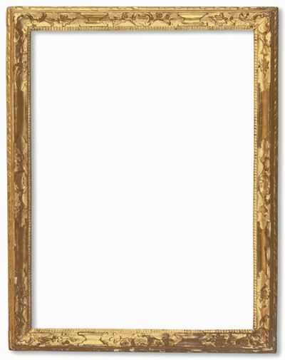 Cornice Tipo "francesina" Intagliata e Dorata. Veneto XVIII Secolo