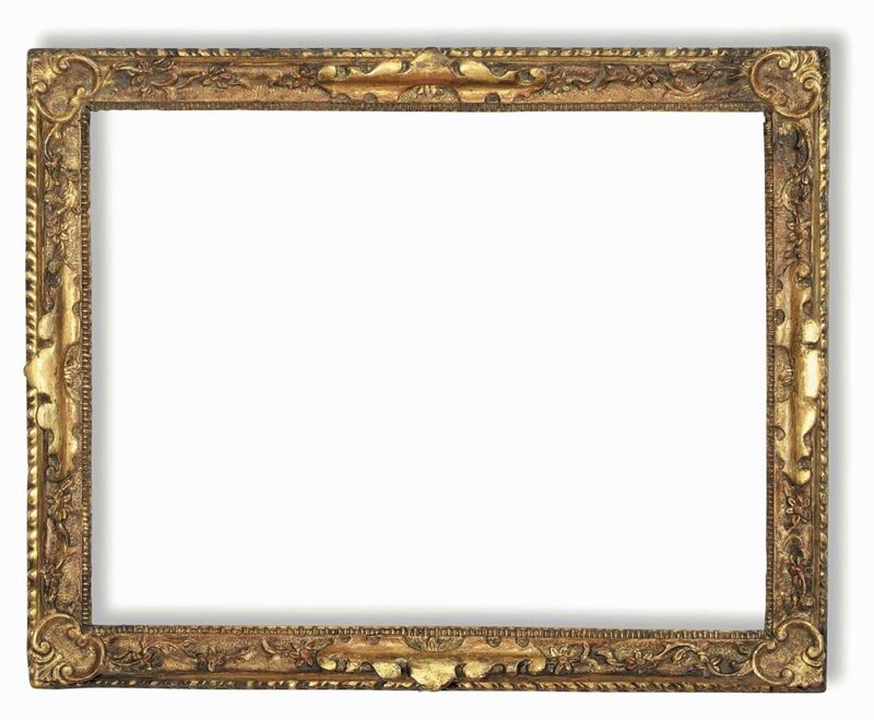 Cornice tipo "francesina" dorata. Venezia XVIII secolo  - Auction Frames - Cambi Casa d'Aste