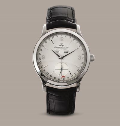 Jaeger-lecoultre - Master Control Ref 140.8.87 in Acciaio, Quadrante Argentè, Calendario Completo...
