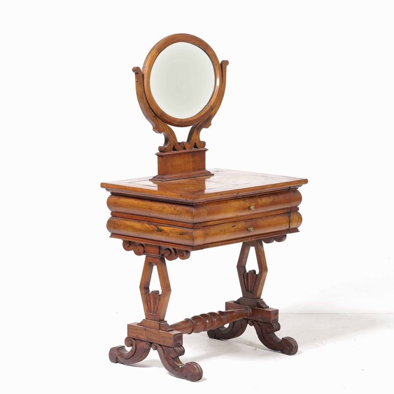 Toeltte Carlo X in legno. XIX secolo  - Auction Antique January - Cambi Casa d'Aste