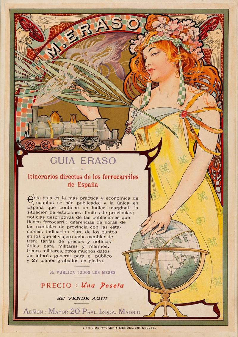 Guia Eraso ferrovia  - Asta POP Culture e Manifesti d'Epoca - Cambi Casa d'Aste