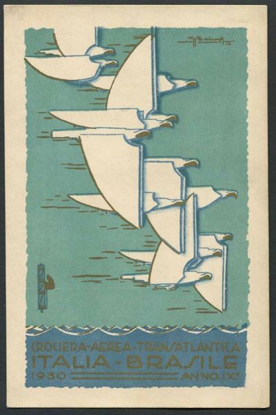 1930/1931, Crociera Aerea Transatlantica Italia-brasile
