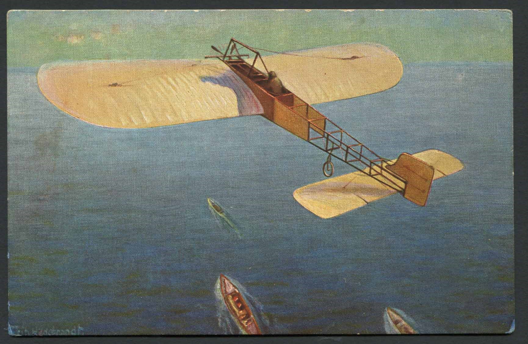 1909, Due Cartoline Illustrate, una Edizione Francese e L'altra Tedesca