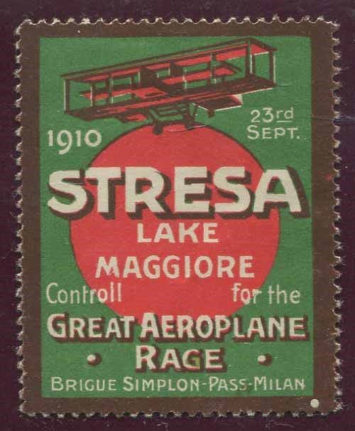 1910, Prima Traversata delle Alpi in Aeroplano, 23 settembre 1910  - Auction Philately and Postal History - Cambi Casa d'Aste
