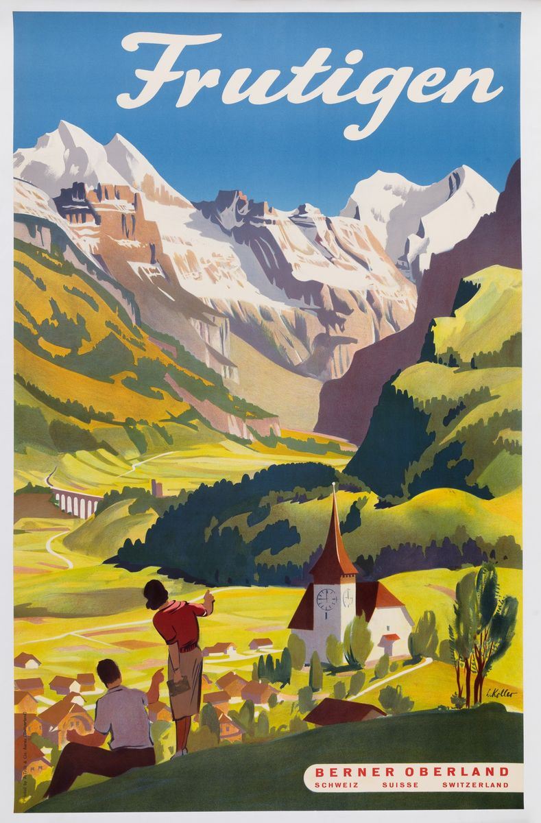 Koller : Frutigen - Berner Oberland  - Auction POP Culture and Vintage Posters - Cambi Casa d'Aste