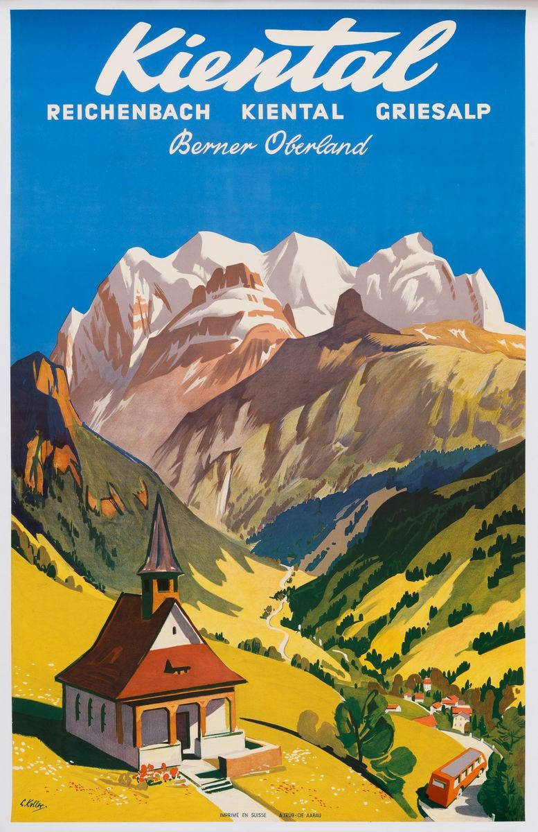 Koller : Kiental - Berner Oberland  - Auction POP Culture and Vintage Posters - Cambi Casa d'Aste