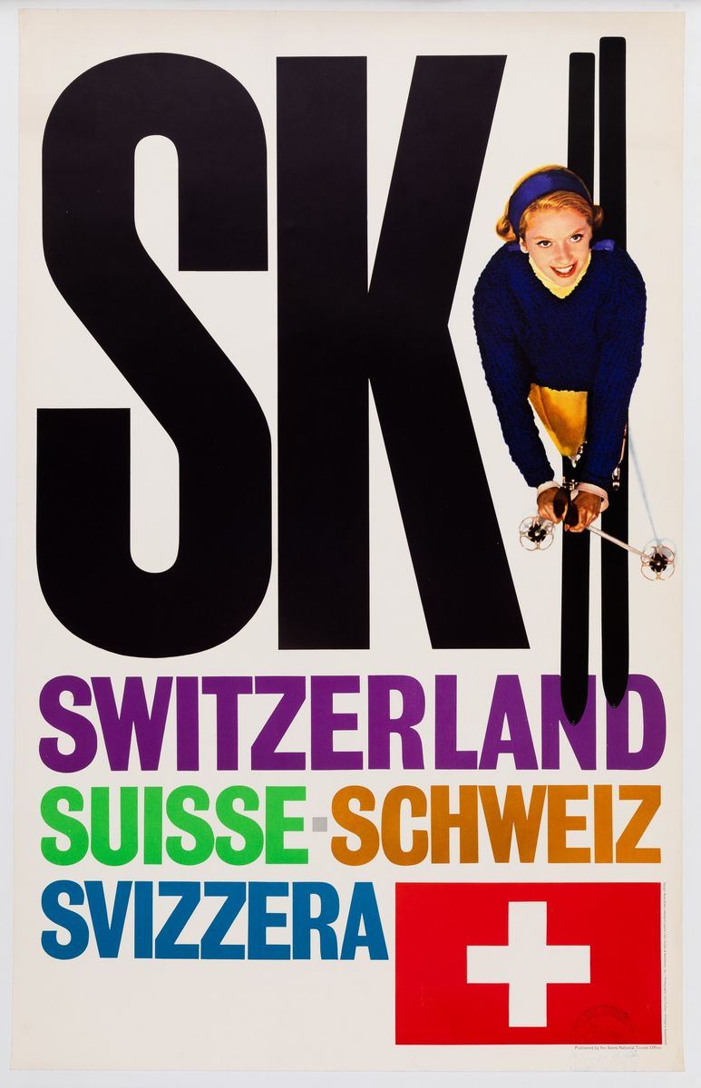 Carl Fischer : SKI in Switzerland  - Auction POP Culture and Vintage Posters - Cambi Casa d'Aste