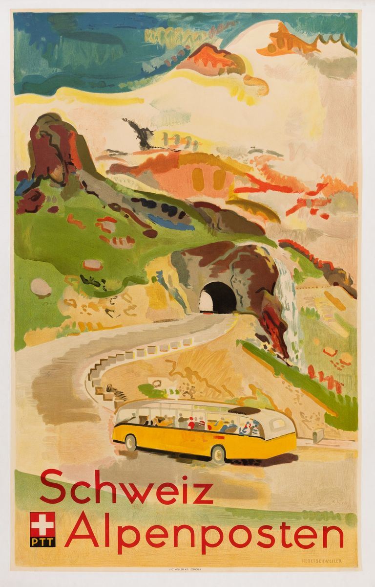 Hegetschweiler : Schweiz Alpenposten  - Auction POP Culture and Vintage Posters - Cambi Casa d'Aste