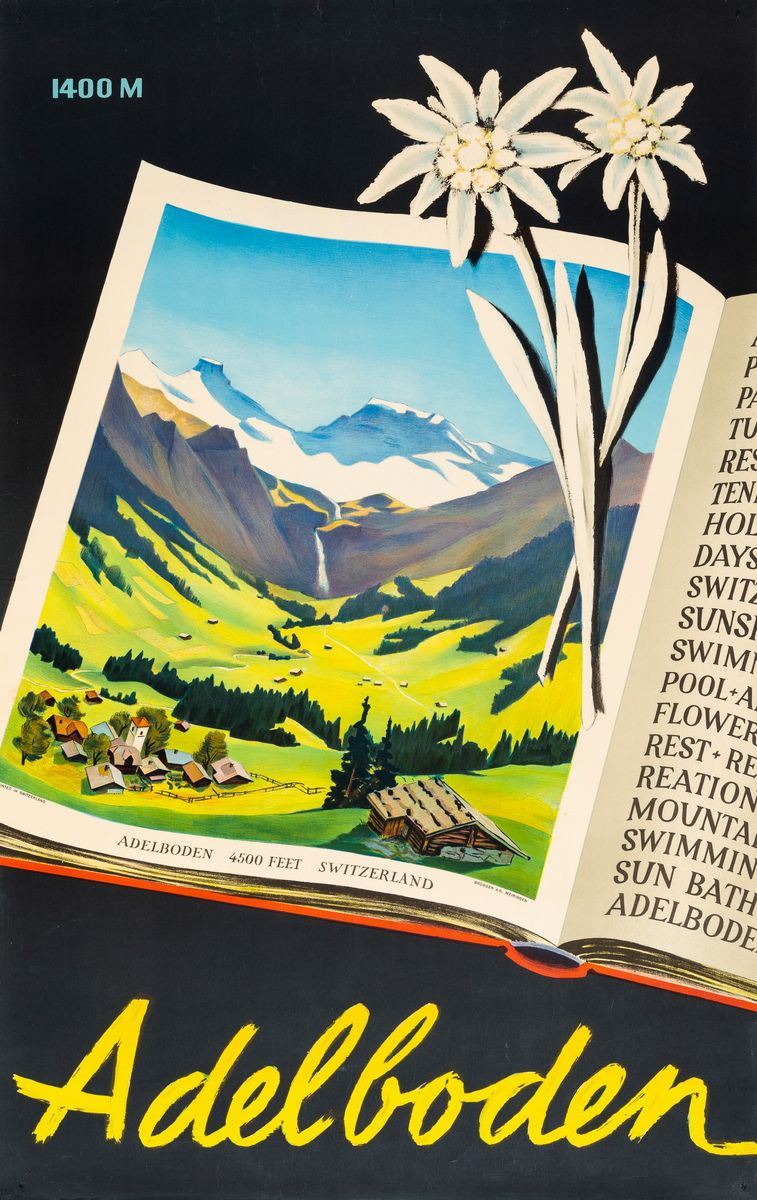 Adelboden  - Asta POP Culture e Manifesti d'Epoca - Cambi Casa d'Aste