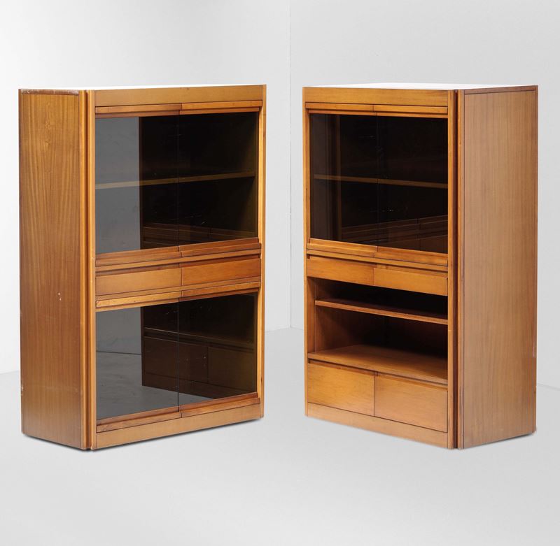 Angelo Mangiarotti : Due mobili contenitori  - Asta Design Lab - Cambi Casa d'Aste