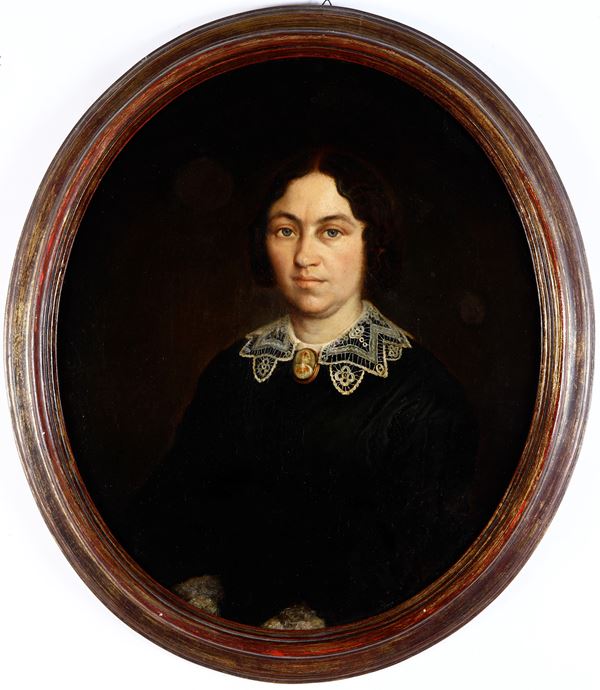 Scuola del XIX secolo Ritratto di donna