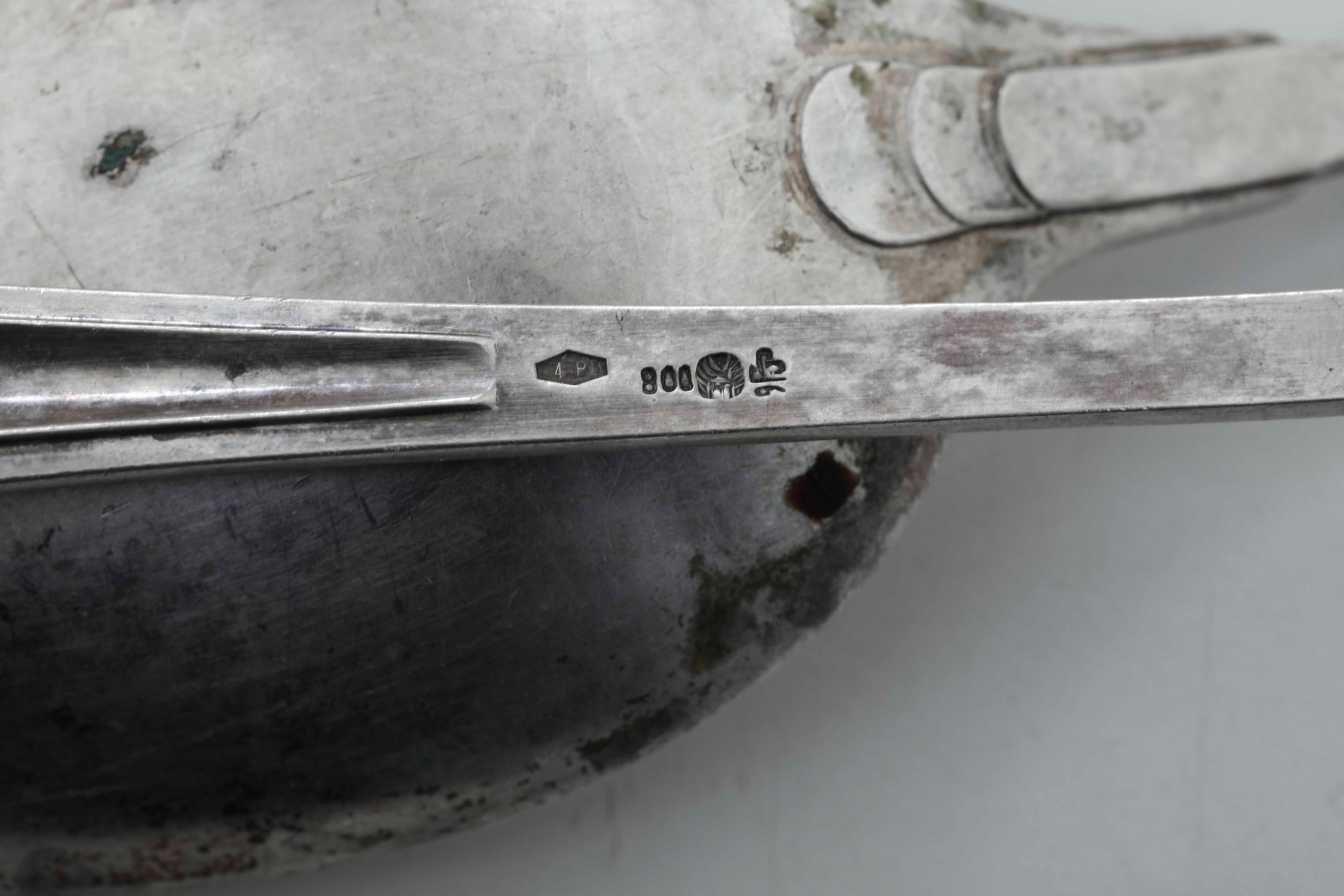 Servizio di Posate in Argento Modello San Marco. Argenteria Veneta del XX Secolo, Argentiere Cale...