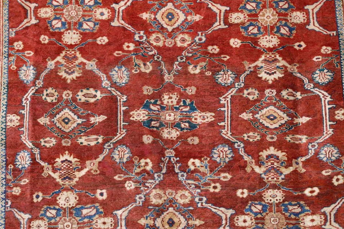 Tappeto Mahal, Nord Ovest Persia Fine XIX - Inizio XX Secolo