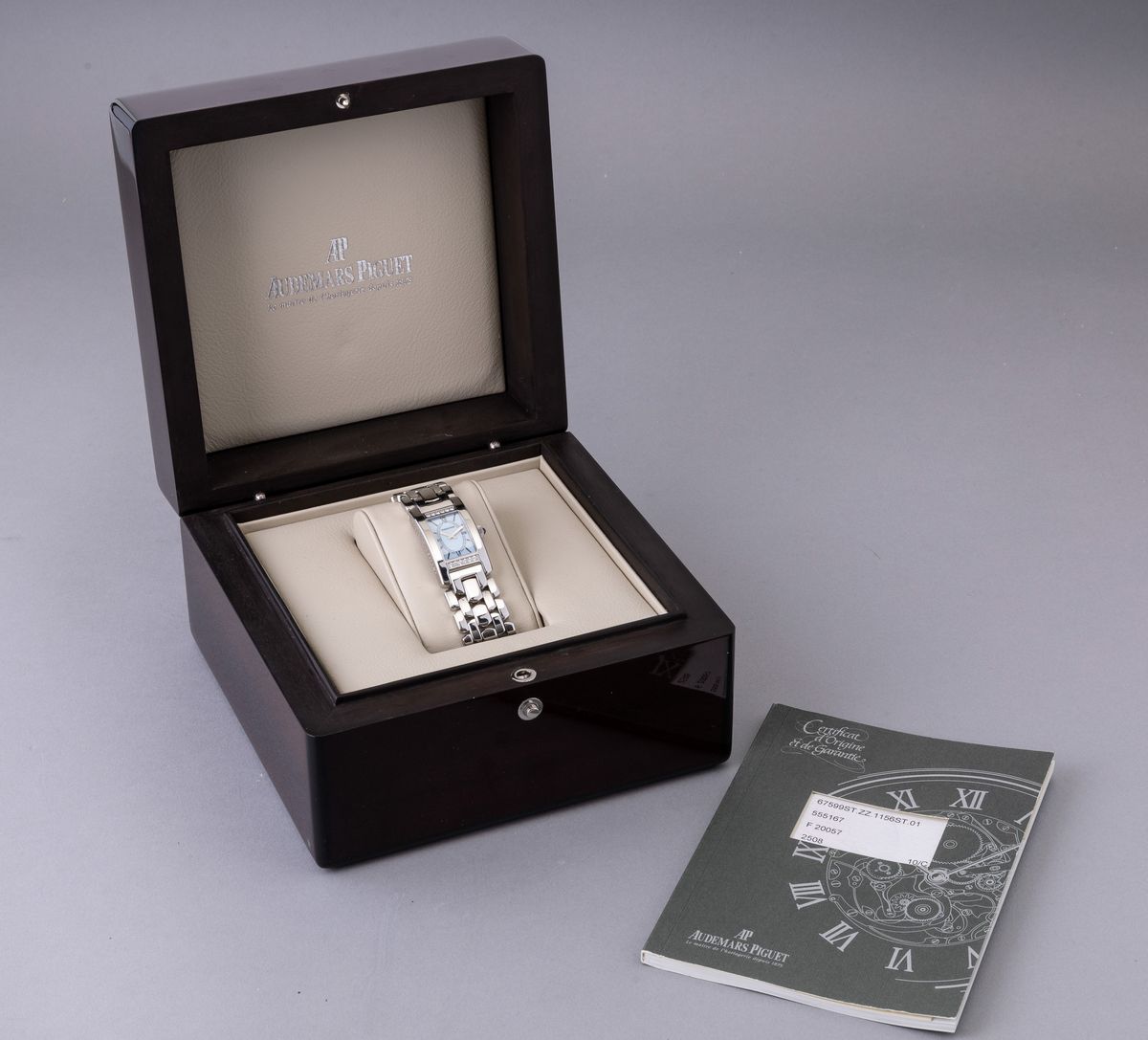 Audemars Piguet - Promesse, in Acciaio con Brillanti, Quadrante Azzurro con Numeri Romani, Movime...