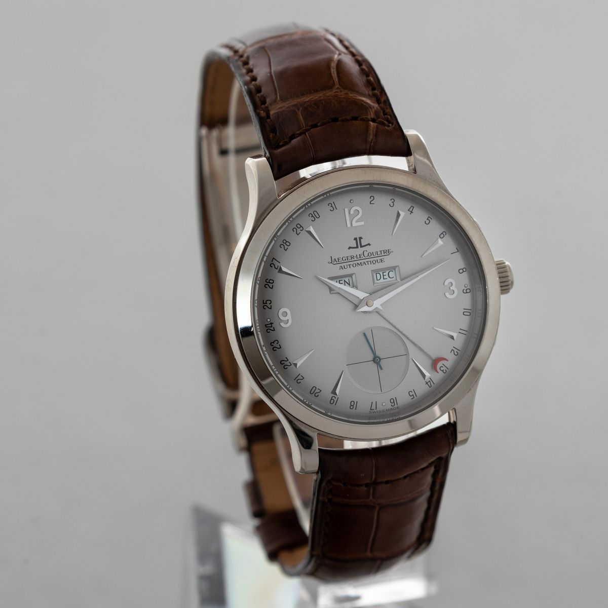 Jaeger Lecoultre - Master Control 140.3.87 in Oro Bianco 18k Calendario Completo con Secondi in B...