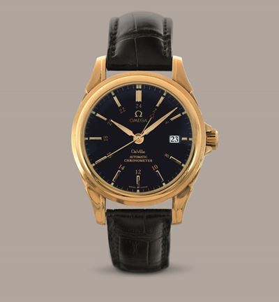 Omega - De Ville Coaxial in Oro Giallo 18k, Automatico con Scappamento Coassiale, Datario e Doppi...