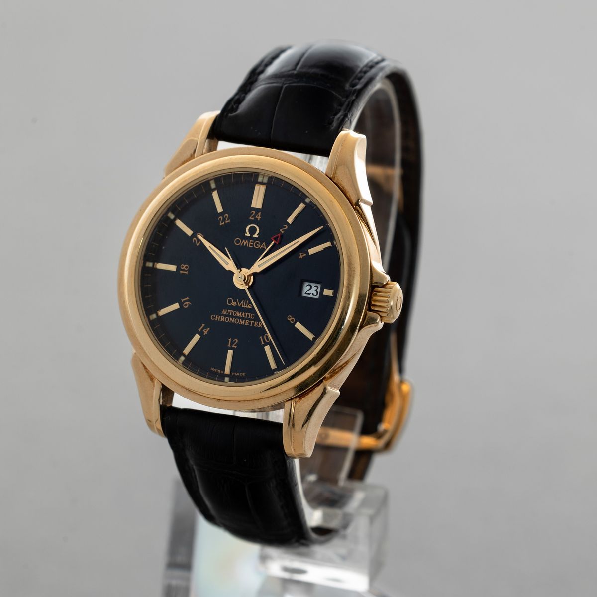 Omega - De Ville Coaxial in Oro Giallo 18k, Automatico con Scappamento Coassiale, Datario e Doppi...