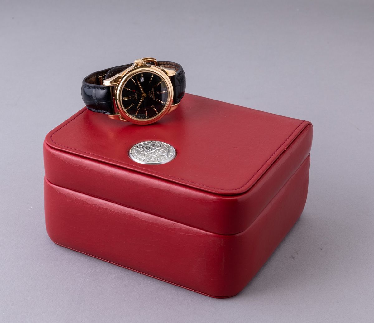 Omega - De Ville Coaxial in Oro Giallo 18k, Automatico con Scappamento Coassiale, Datario e Doppi...