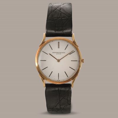 Vacheron & Constantin - Extrapiatto Ref 4961 in Oro Giallo 18k con Anse Fancy Riportate, Quadrant...