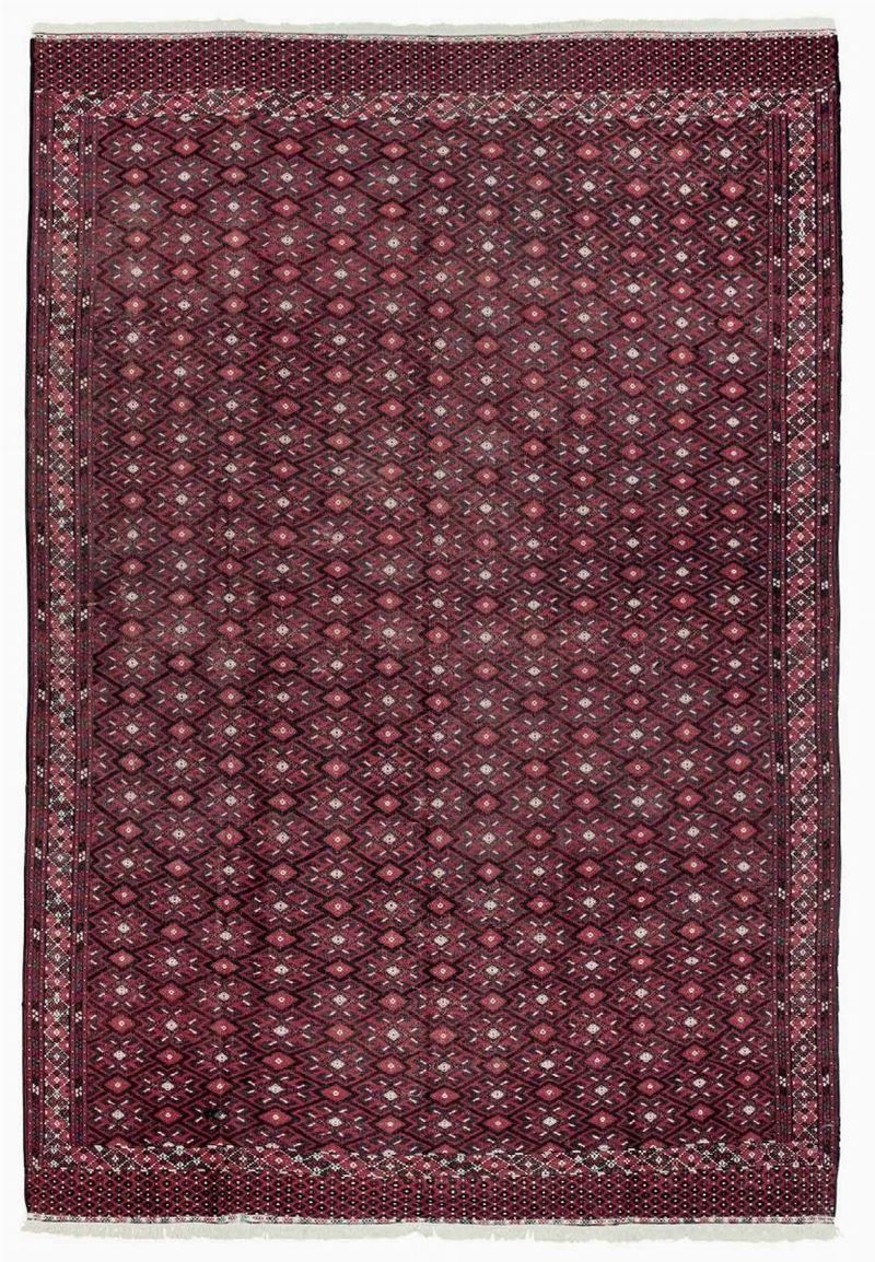 Soumak Turkmeno inizio XX secolo  - Auction Rugs and Carpets - Cambi Casa d'Aste