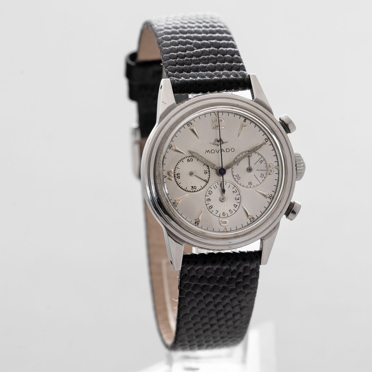Movado - Subsea Chrono Impermeabile Tre Contatori in Acciaio, Quadrante Argentè, Tasti a Pompa e ...