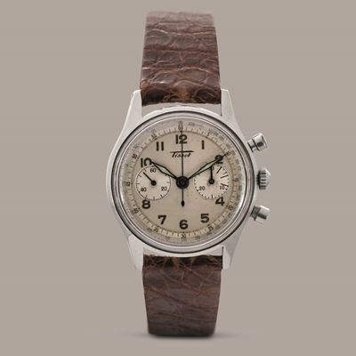 Tissot - Cronografo Due Contatori Ref 6220, Cassa in Acciaio con Tasti a Pompa e Fondello a Vite....