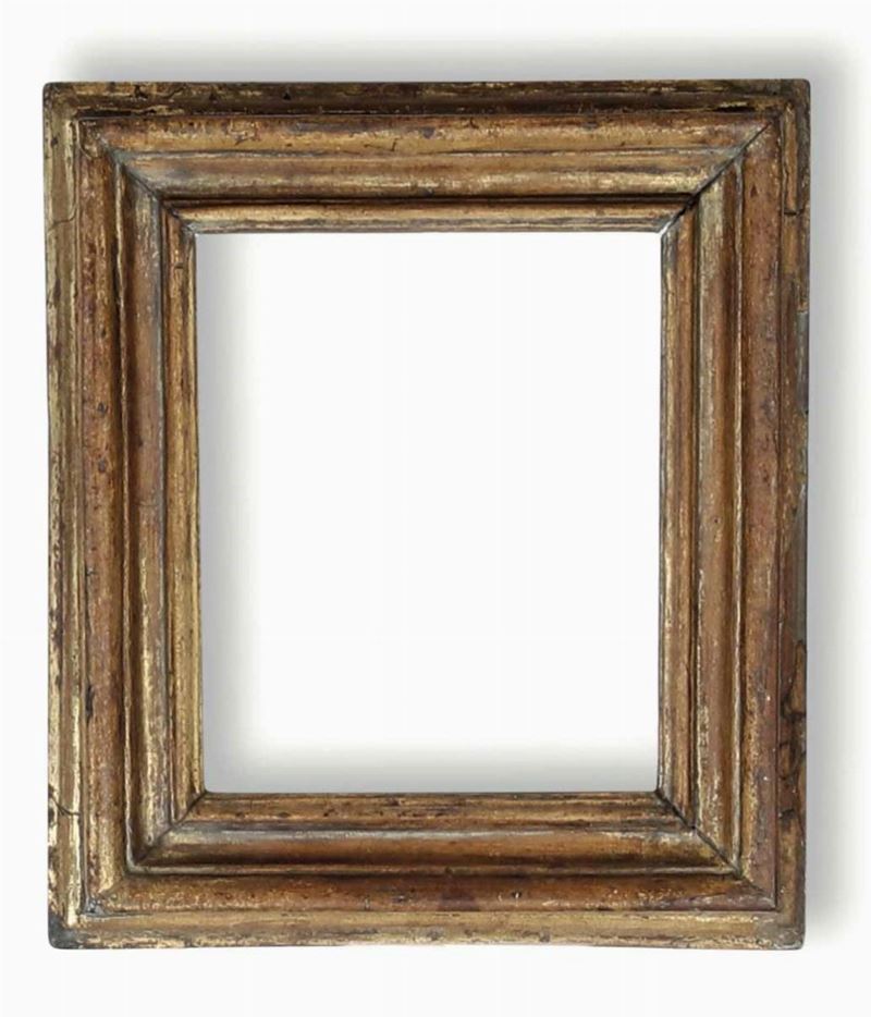 Cornice disagoma Salvator Rosa in legno con tracce di doratura. Italia centrale XVIII secolo  - Auction Frames - Cambi Casa d'Aste