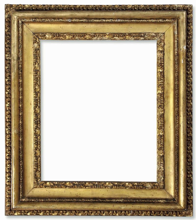 Cornice modanata “Salvator Rosa” dorata. Roma XVIII secolo  - Auction Frames - Cambi Casa d'Aste