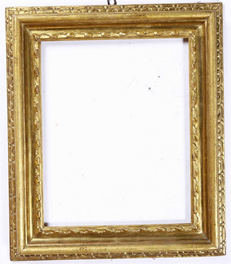 Cornice a "labbretto" dorata. Bologna XVIII secolo  - Auction Frames - Cambi Casa d'Aste