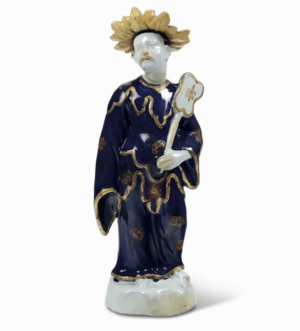 Figurina di uomo cinese Milano, Fabbrica di Felice Clerici, 1760-1788
