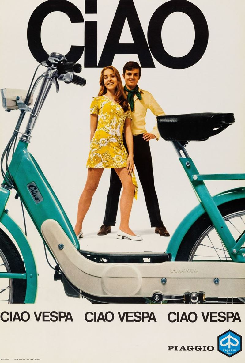 Piaggio CIAO  - Auction POP Culture and Vintage Posters - Cambi Casa d'Aste